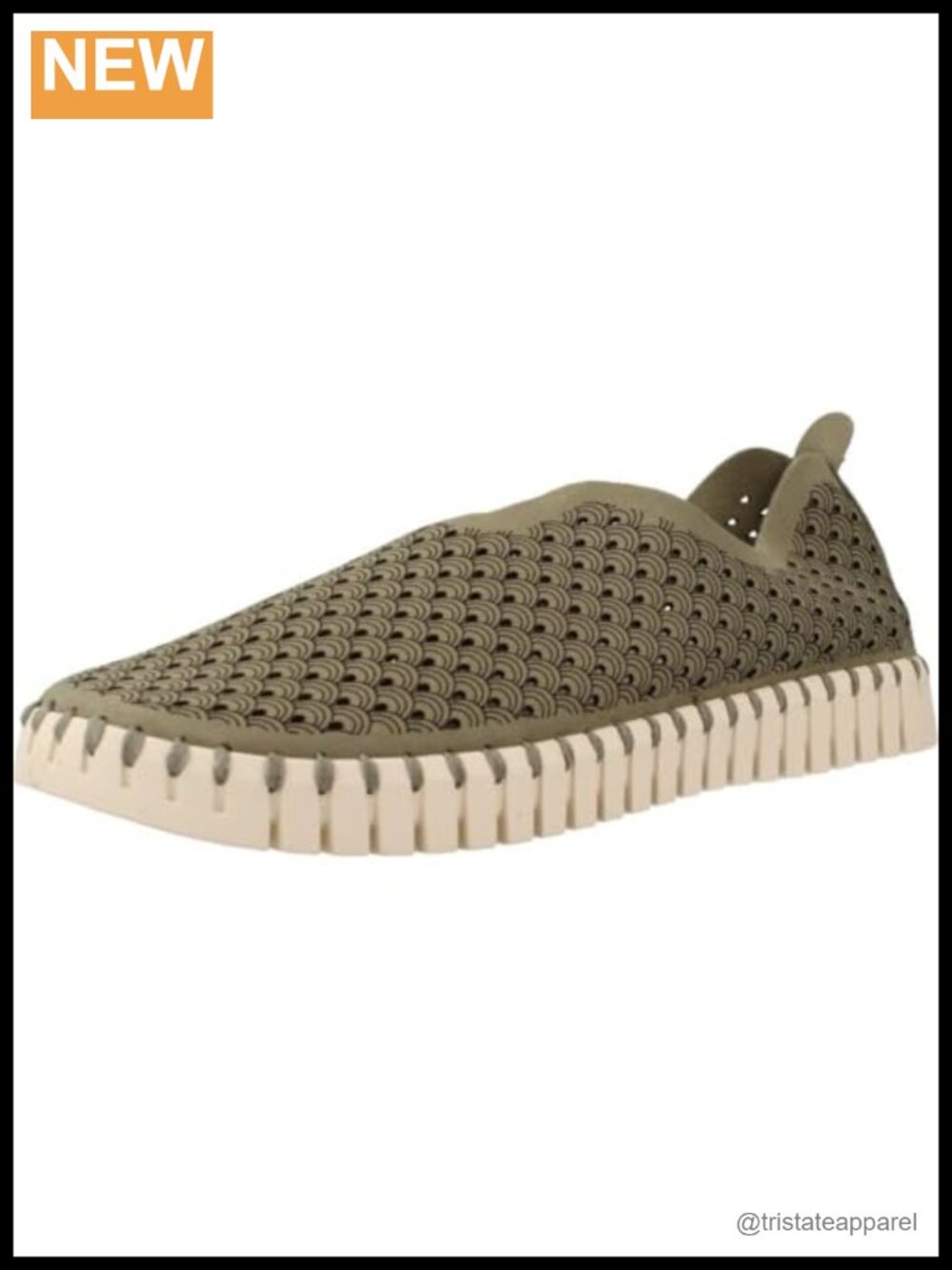 Slip-On Flats with Synthetic Upper and Suede Lining for Comfort